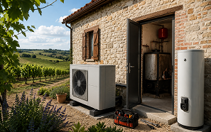 Devis PAC air/eau Gaillac — sortie du fioul en plaine viticole AOC