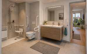 Devis salle de bain PMR en appartement à Toulouse — adaptation en...
